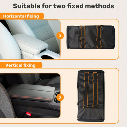 Portable Dog Car Seat For Small Dogs- Pet Booster Seat With Fixed Leash, Adjustable Straps, Storage Pocket- Center Console Puppy Car Seat For Travel, Support Pet Up To 12lbs