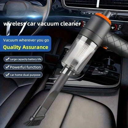 Portable Handheld Vacuum Cleaner| Cyclone Suction Technology,Cordless Design,USB Rechargeable Large Battery,Powerful Suction,Lightweight And Flexible,Integrates Blowing,Suction And Charging,Suitable