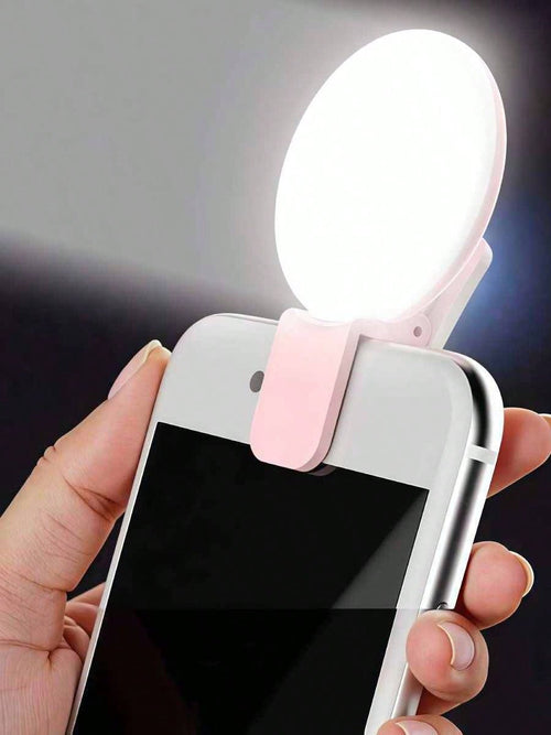 Portable LED Selfie Ring Light, Portable Lighting Lamp, Beauty Ring Light For Photography, Clip-On Selfie Light For Live Streaming, LED Light, Night Light, Reading Light, Suitable For Camping, Room De