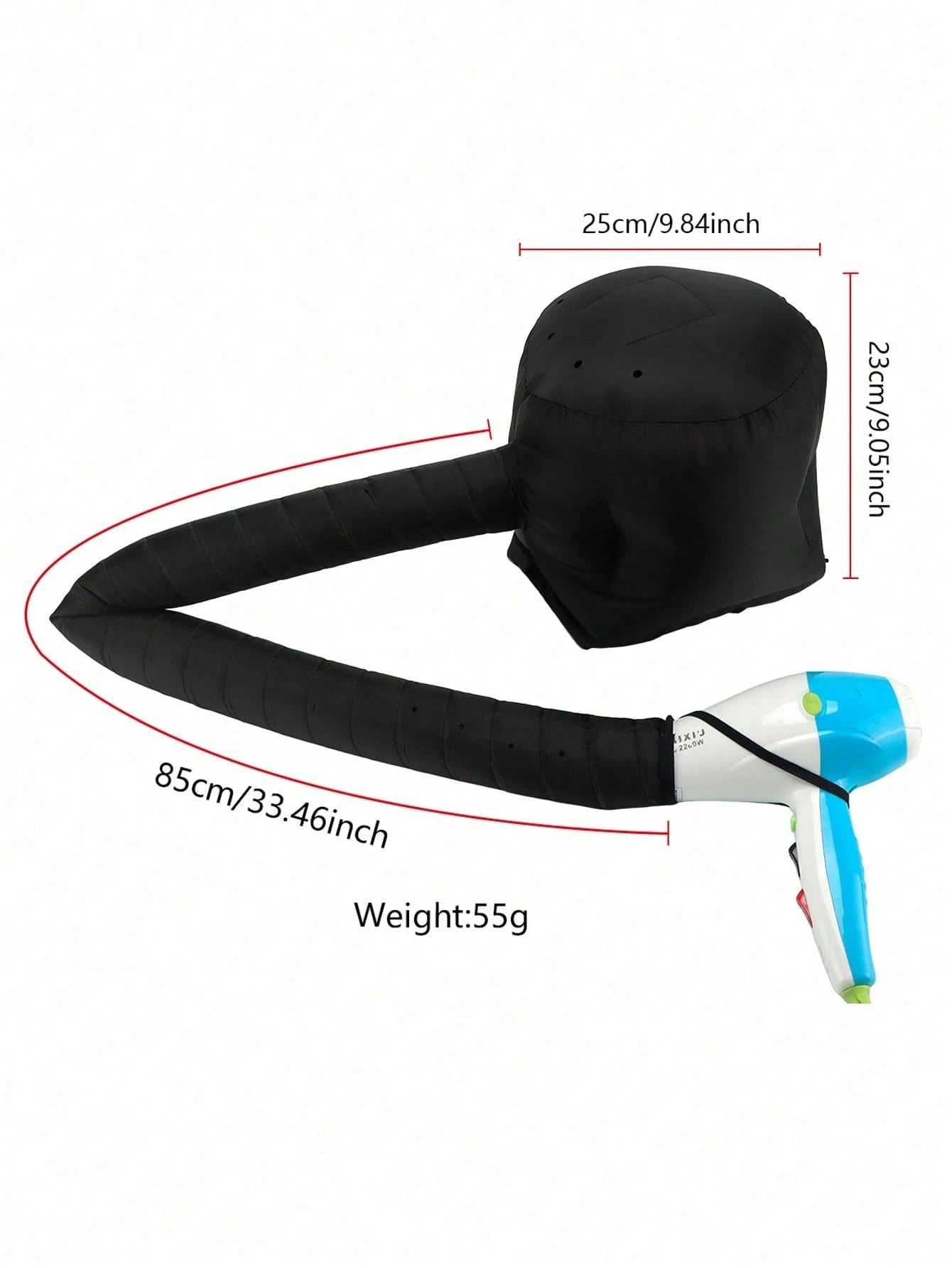 Portable Soft Hair Drying Cap, Hair Dryer Cap, Hair Treatment Cap, Hair Care Cap With Warm Air Drying For Women, Hair Tools, Hair Products And Accessories For Barber Salon Beauty Travel Essentials, Ba