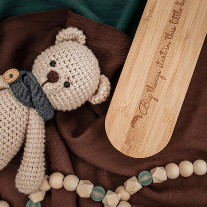 Pregnancy Annoucement Pregnancy Test Keepsake Box Baby Reveal To Husband Surprise Announcement Gift Bamboo Annoucement Gifts With Raffia Baby Annoucement Gifts Box