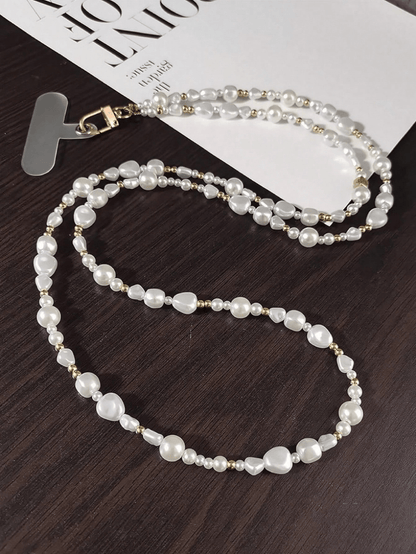 Premium Women's Extra-Long Shoulder Bag Chain Convertible To Cross-Body Bag Strap With Universal Anti-Lost Pendant For Phone Case Gifts For Mother, Family, Friends, Birthday, Holiday Phone Charm, Phon