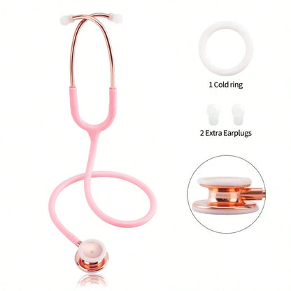 Professional Double Sided Stethoscope Portable Cardiology Stethoscope Medical Equipment Nurse Doctor Stethoscope Equipo Medico