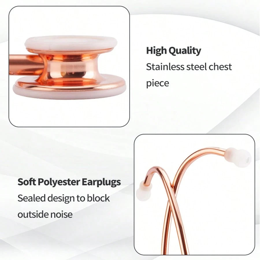 Professional Double Sided Stethoscope Portable Cardiology Stethoscope Medical Equipment Nurse Doctor Stethoscope Equipo Medico