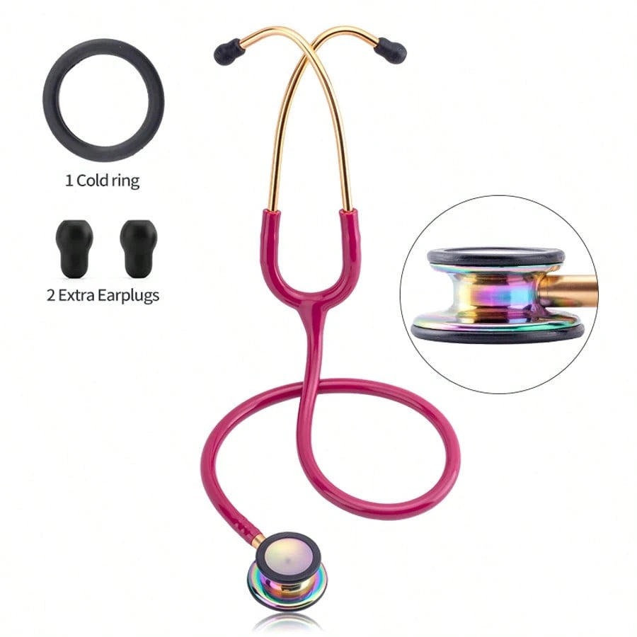 Professional Double Sided Stethoscope Portable Cardiology Stethoscope Medical Equipment Nurse Doctor Stethoscope Equipo Medico