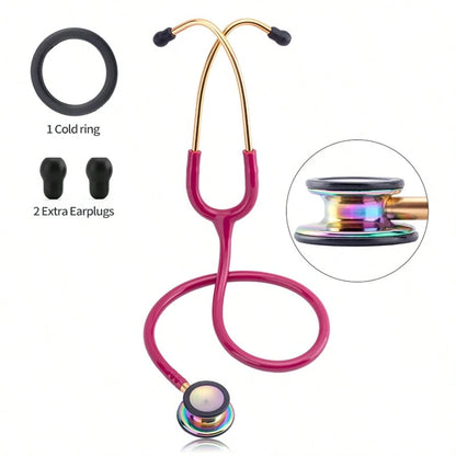 Professional Double Sided Stethoscope Portable Cardiology Stethoscope Medical Equipment Nurse Doctor Stethoscope Equipo Medico