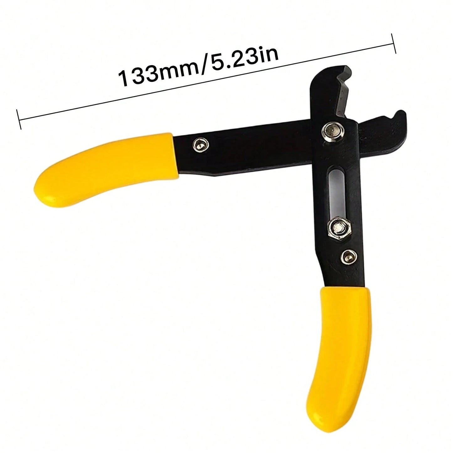 Professional Jewelry Chain Pliers – Manual Riveted Tool For Opening/Closing Chains| Adjustable Toothless Clamp & Built-In Cutter| DIY Installation & Modification For Necklaces & Bracelets (Ergonomic