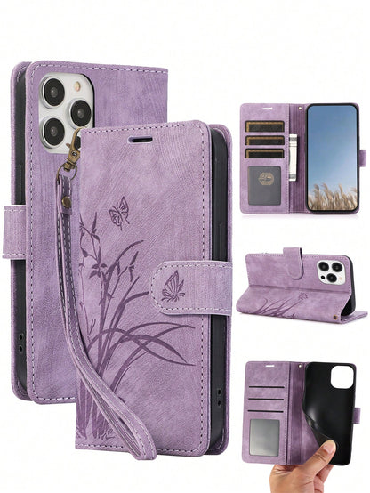 PU Leather Phone Case For IP 17 Air E 16 15 14 13 12 11 Pro 8 7 SE 5G With Card Holder, Wallet Case For Galaxy A57 A37 A27 A17 A07 A56 A36 A26 A16 A16 A55 A35 A25 A15 A05 A54 A34 A24 A14 A04 A04E A73
