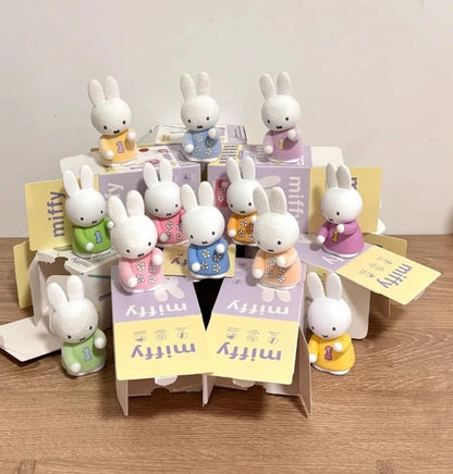 (Random 1pc) Official Licensed Miffy ABS Desktop Storage Organizer- Multifunctional Pen & Phone Sundry Holder- Multiple Pattern Random Shipment- Household & Office Daily Storage Decor- For Users A
