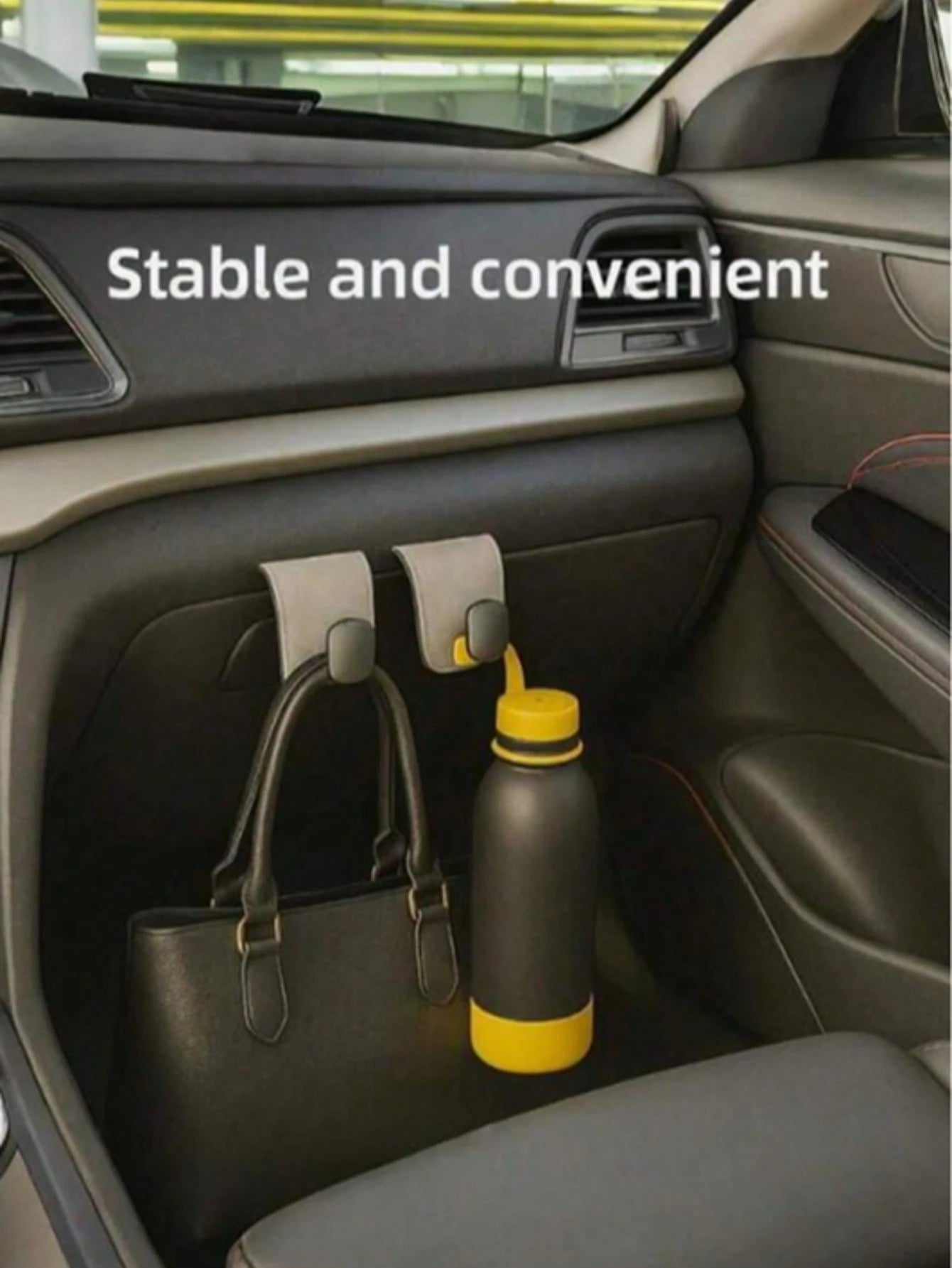 rayhong Multi-Functional Car Seat Hooks, Heavy Duty Passenger Glove Box Hooks, Car Hooks, Front Passenger Glove Box Hooks, Front Car Seat Metal Storage Hooks, Car Seat Backrest Hooks, Car Seat Storage