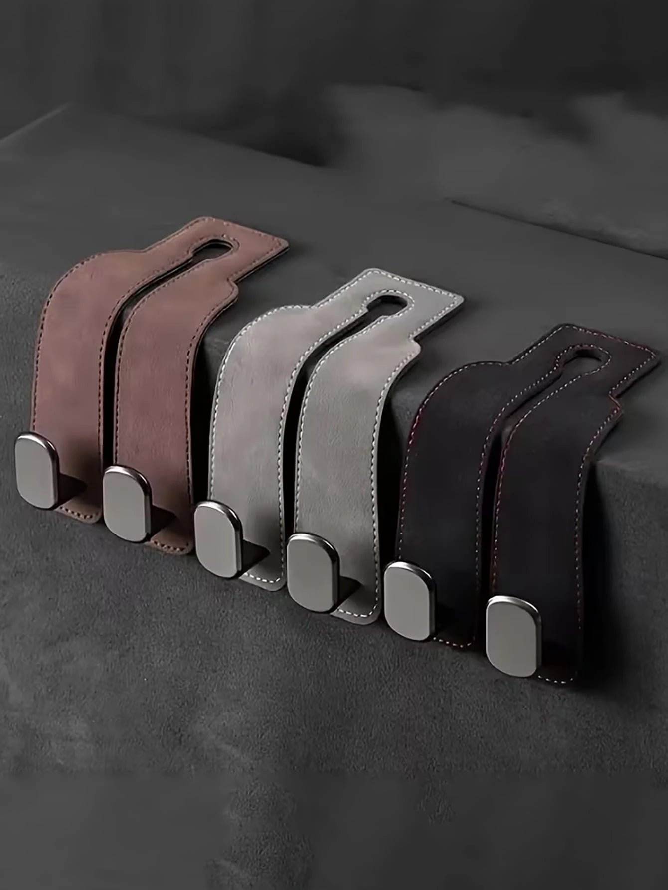 rayhong Multi-Functional Car Seat Hooks, Heavy Duty Passenger Glove Box Hooks, Car Hooks, Front Passenger Glove Box Hooks, Front Car Seat Metal Storage Hooks, Car Seat Backrest Hooks, Car Seat Storage
