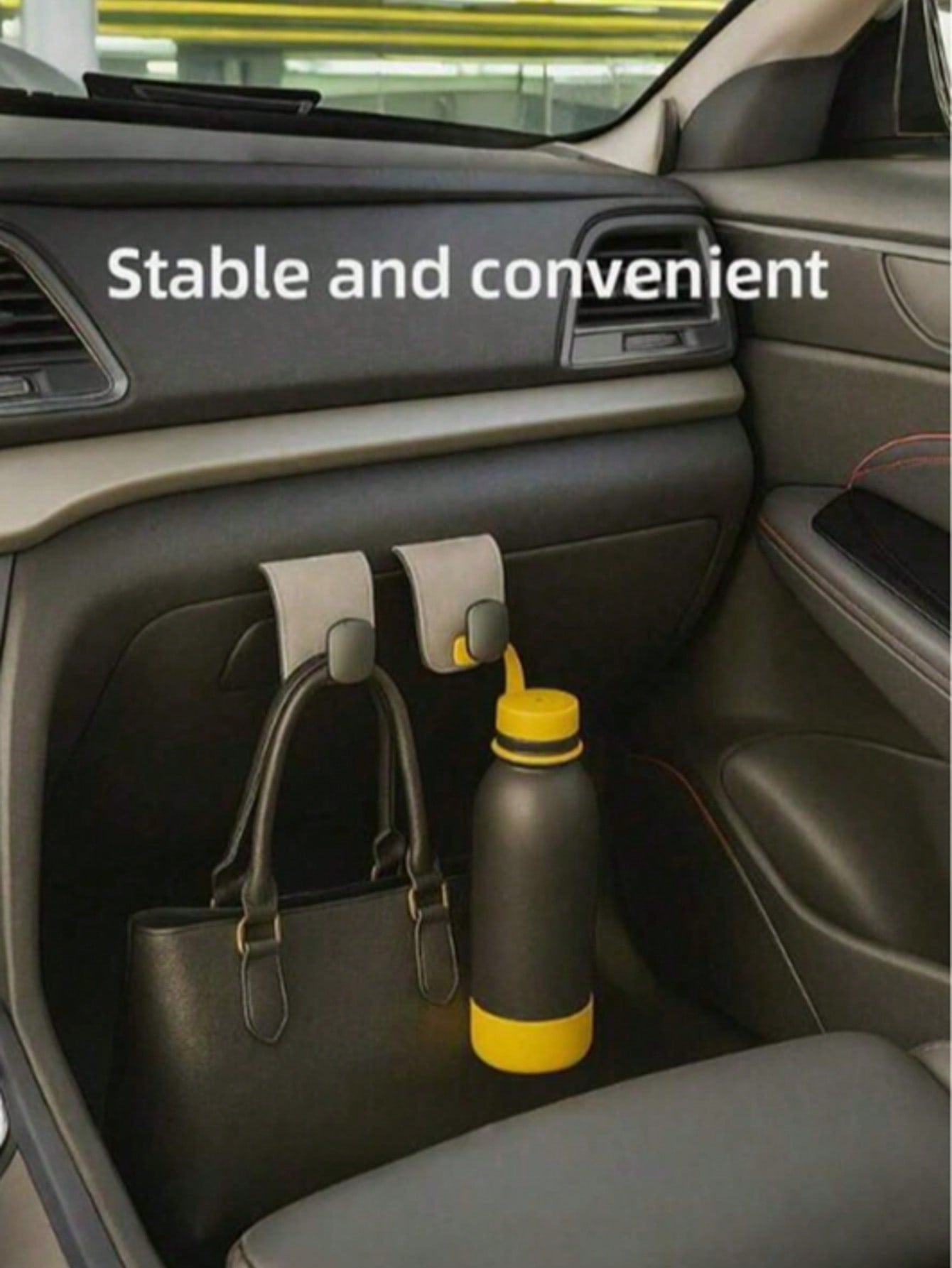 rayhong Multi-Functional Car Seat Hooks, Heavy Duty Passenger Glove Box Hooks, Car Hooks, Front Passenger Glove Box Hooks, Front Car Seat Metal Storage Hooks, Car Seat Backrest Hooks, Car Seat Storage