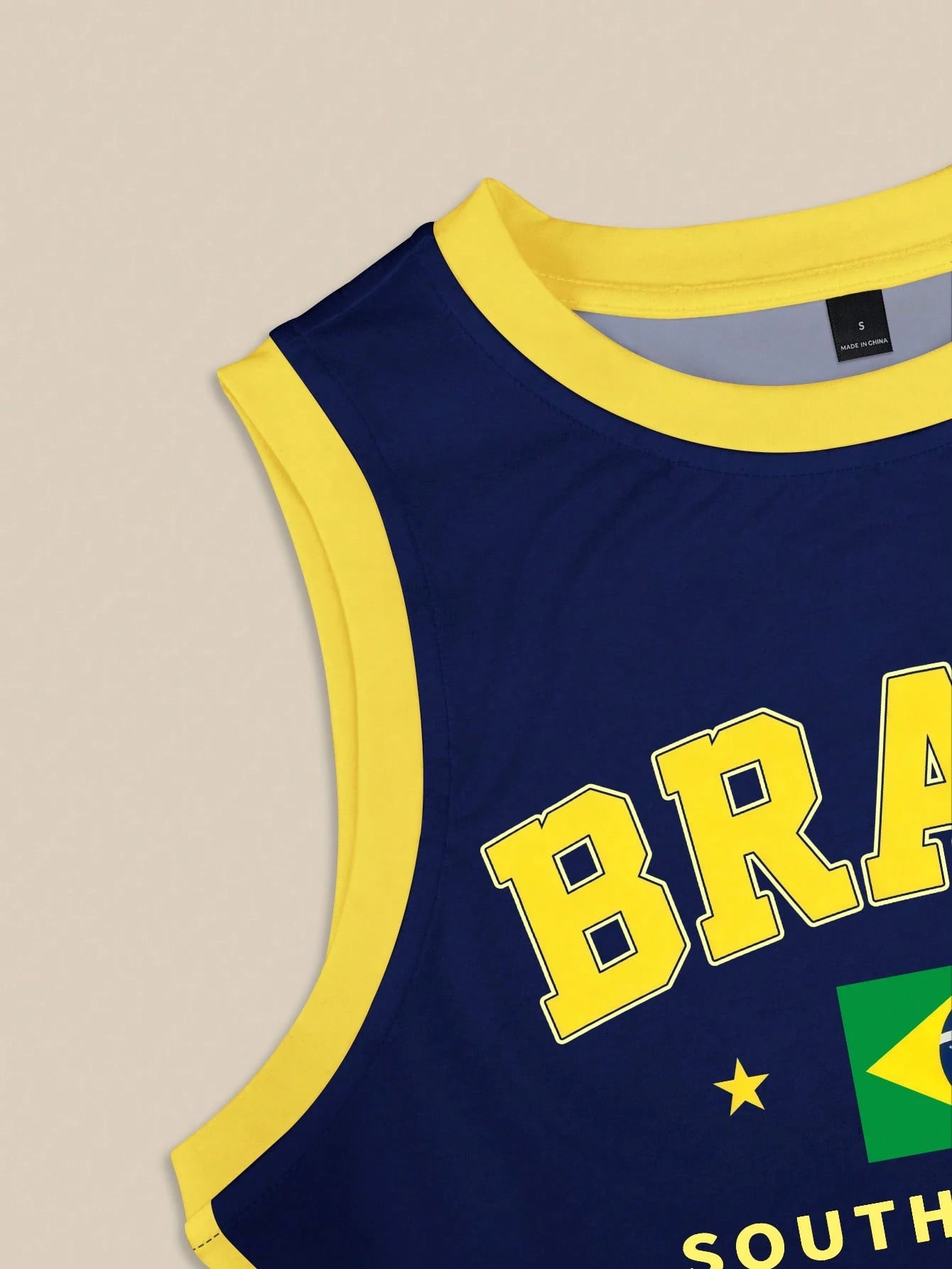 Resyla Brazil World Cup Jersey Dress, American Sexy Sleeveless Tank Dress, Bodycon Mini Dress