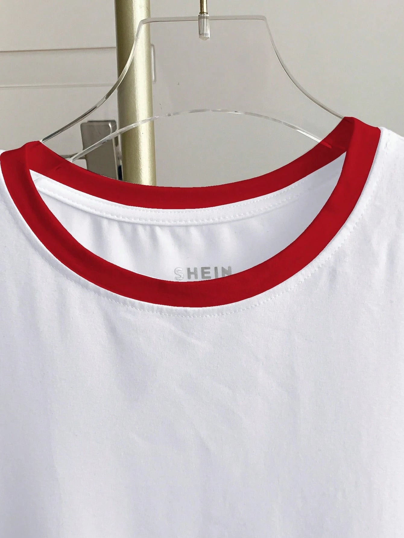 Resyla Women's Color Block Round Neck Short Sleeve Casual Versatile T-Shirt