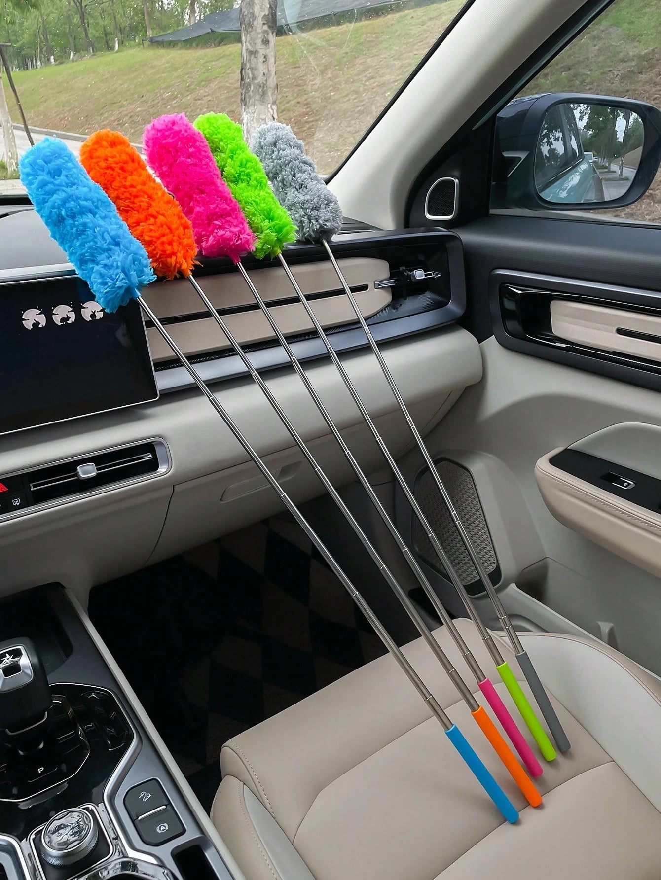 Retractable Duster, Static Electricity Dust Remover Duster, Car Cleaning Brush, Clean Duster