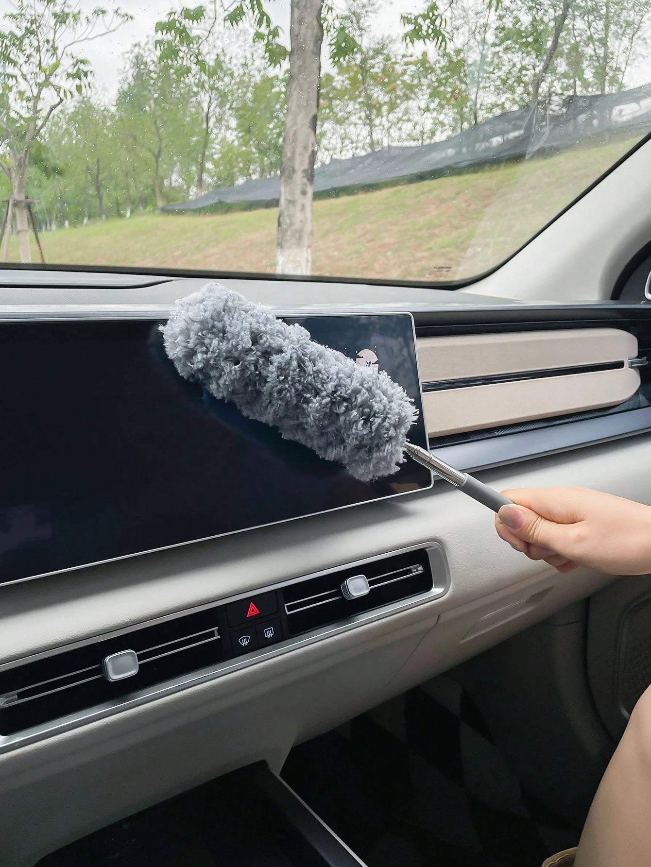 Retractable Duster, Static Electricity Dust Remover Duster, Car Cleaning Brush, Clean Duster