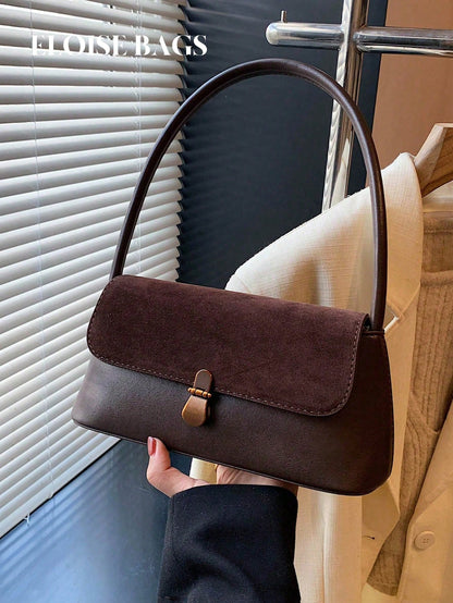Retro Niche Baguette Bag New Style Fashion French Armpit Bag Shoulder Bag Commuter Bag