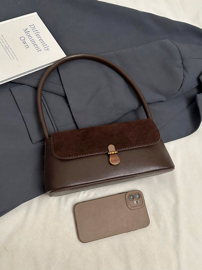 Retro Niche Baguette Bag New Style Fashion French Armpit Bag Shoulder Bag Commuter Bag