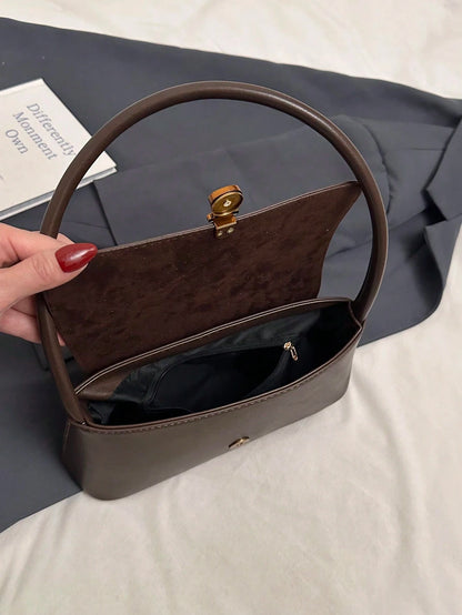 Retro Niche Baguette Bag New Style Fashion French Armpit Bag Shoulder Bag Commuter Bag
