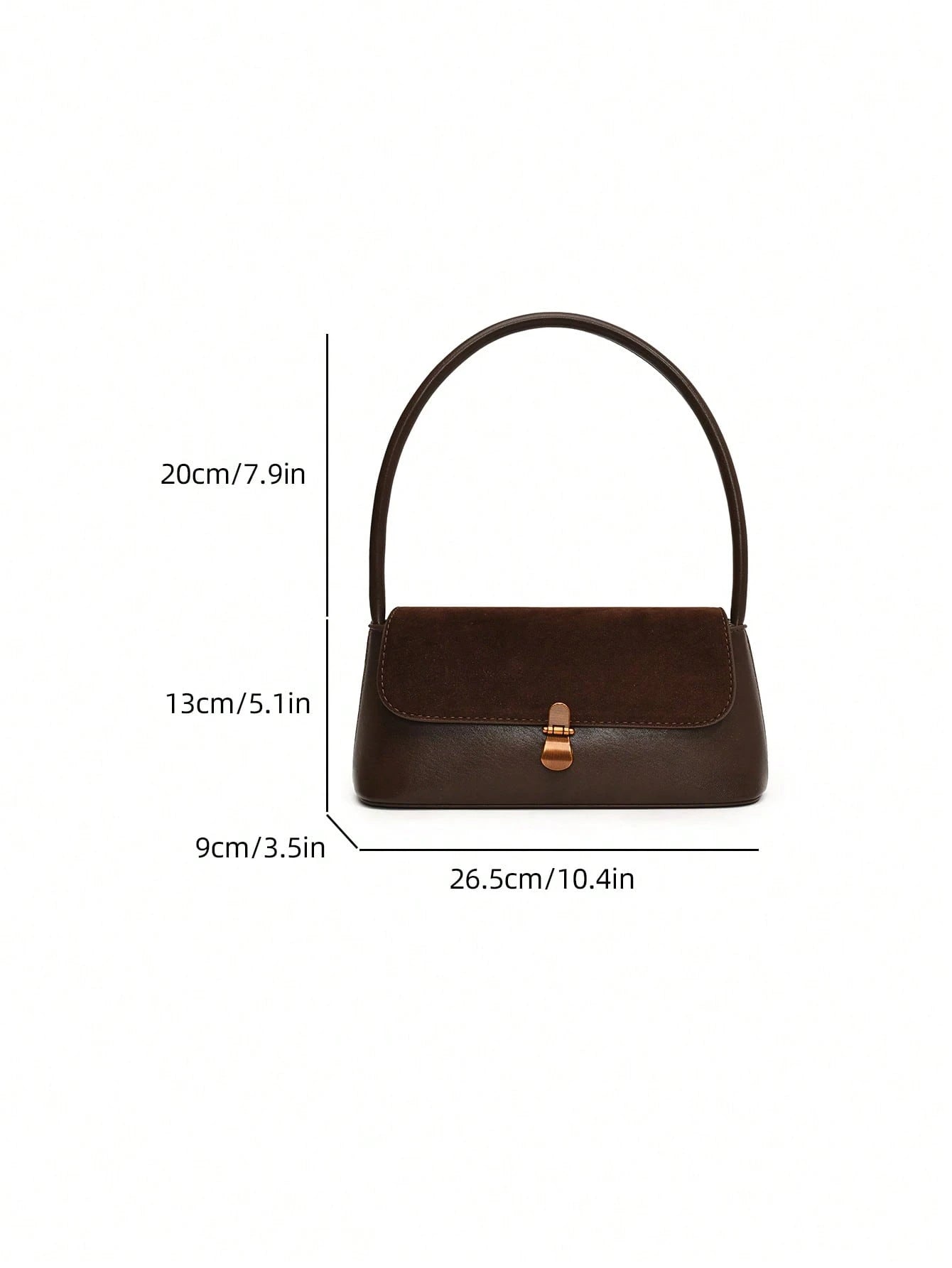 Retro Niche Baguette Bag New Style Fashion French Armpit Bag Shoulder Bag Commuter Bag