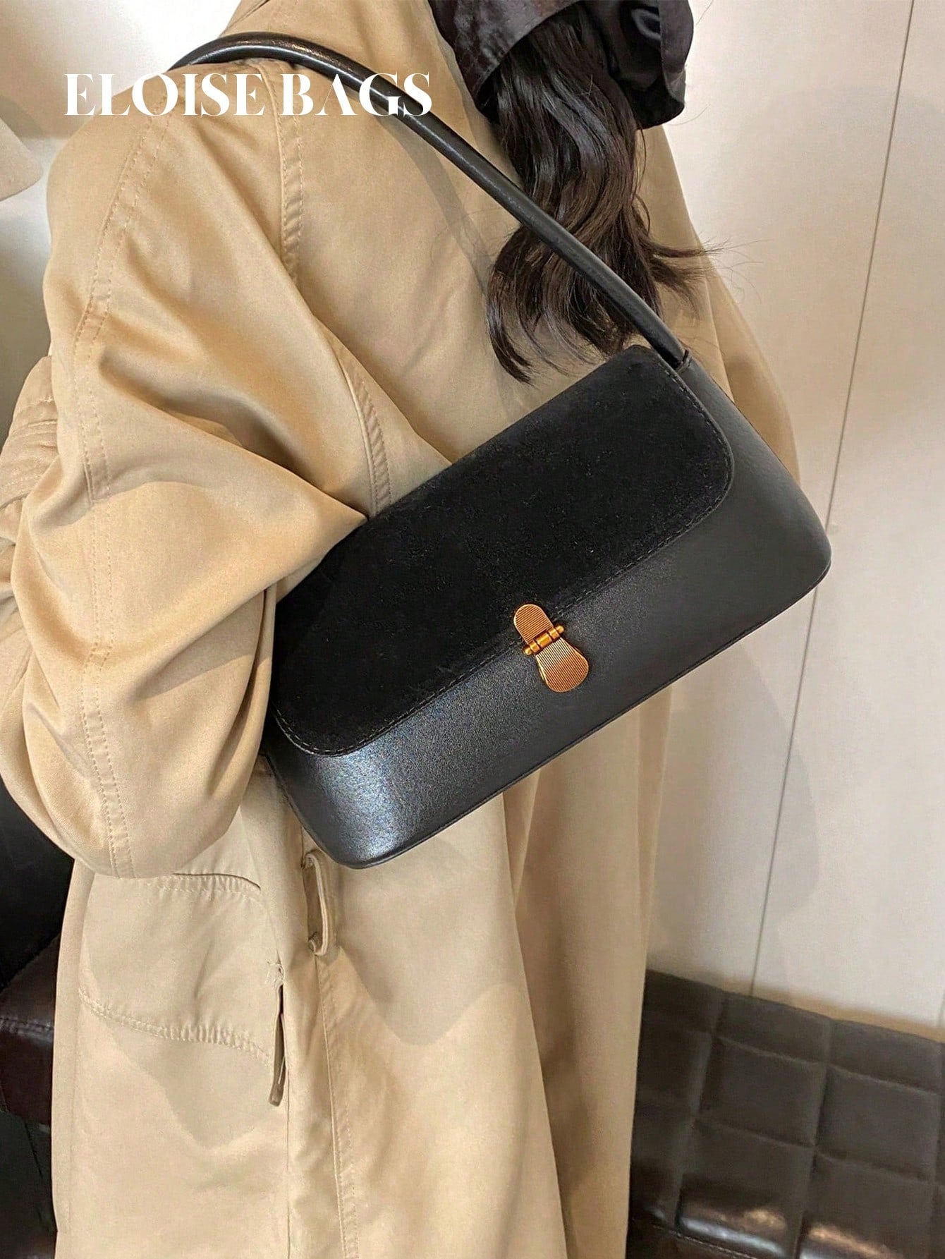 Retro Niche Baguette Bag New Style Fashion French Armpit Bag Shoulder Bag Commuter Bag