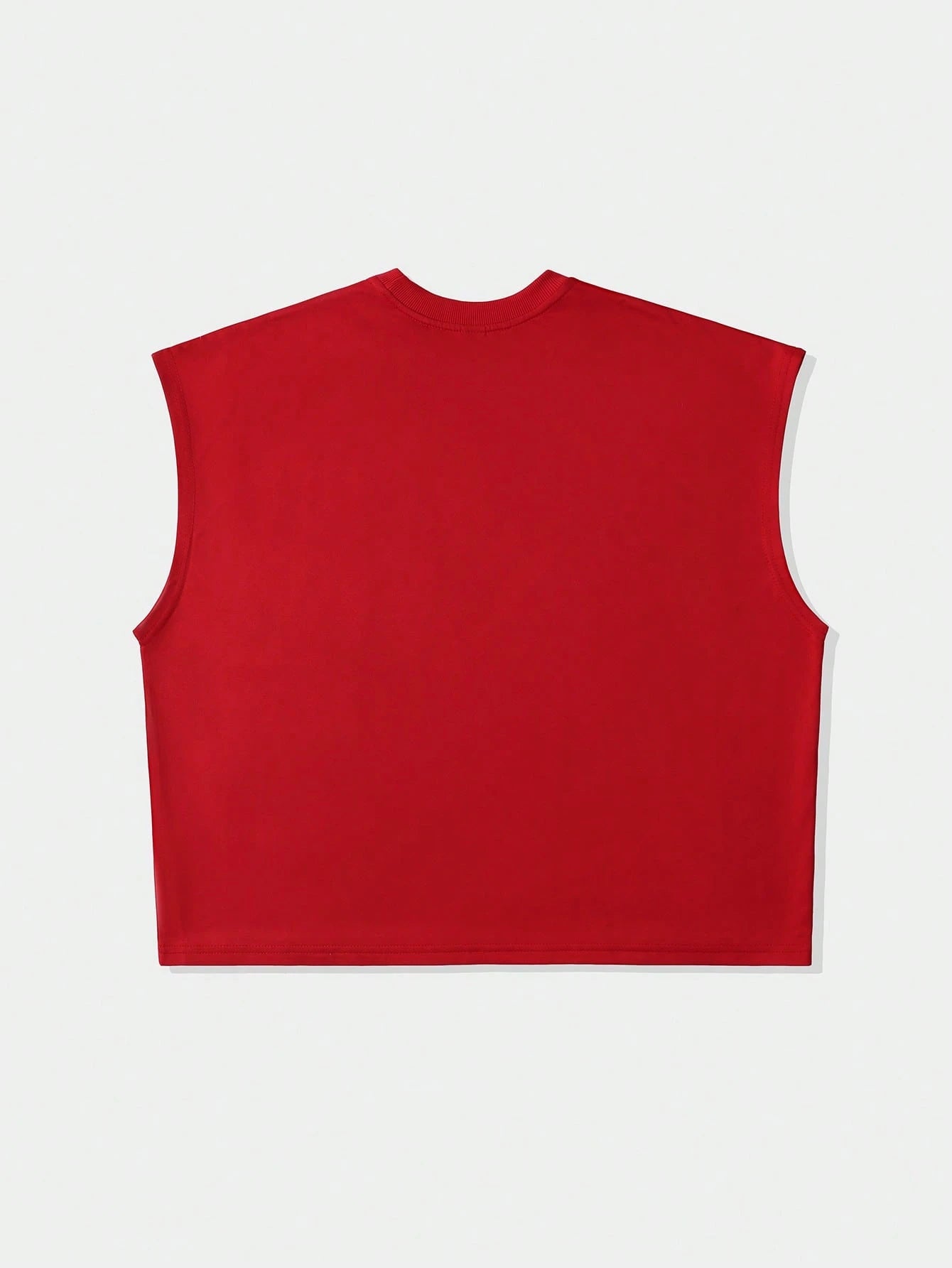 ROMWE MEN Street Life Men's Printed Rivet Loose Tank Top
