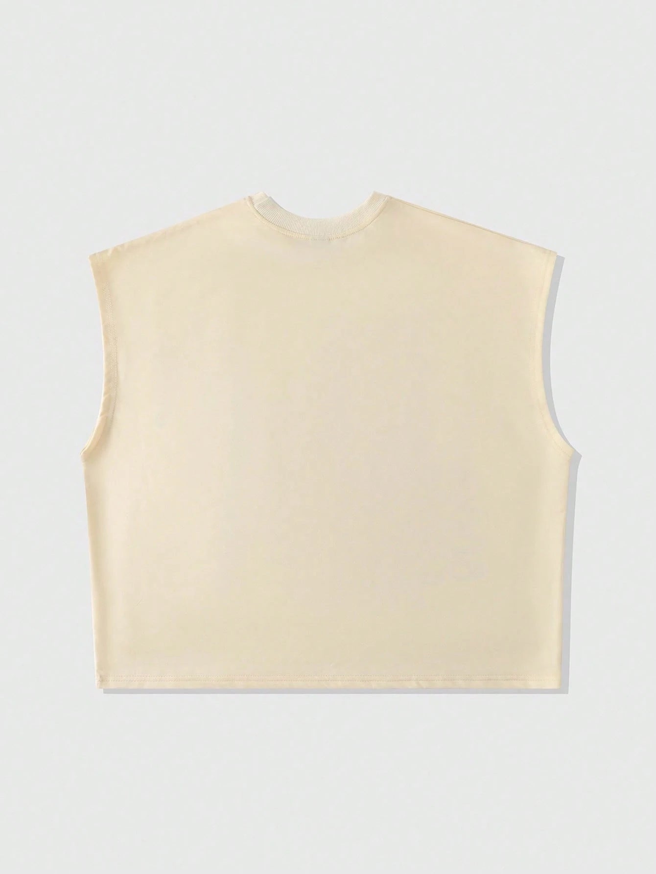 ROMWE MEN Street Life Men's Printed Rivet Loose Tank Top