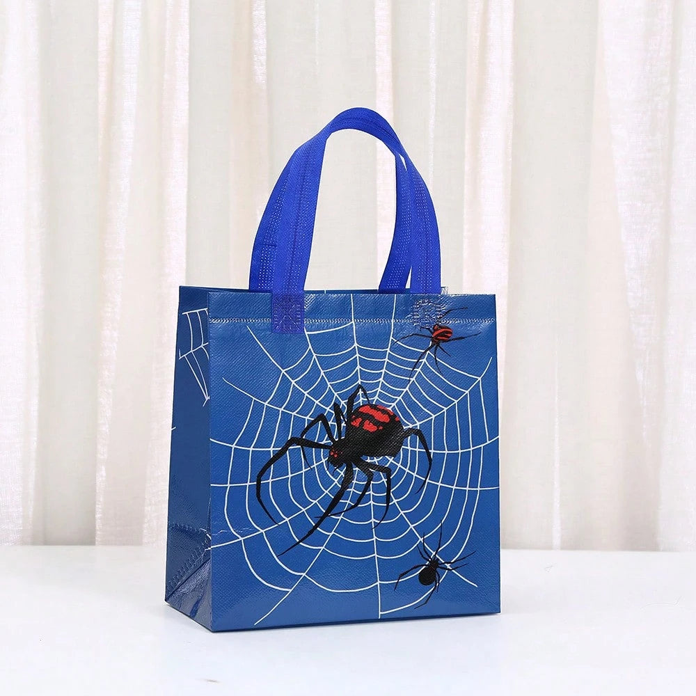 's New Spider-Printed Non-Woven Bag Foldable Shopping Bag Party Party Gift Packaging Bag