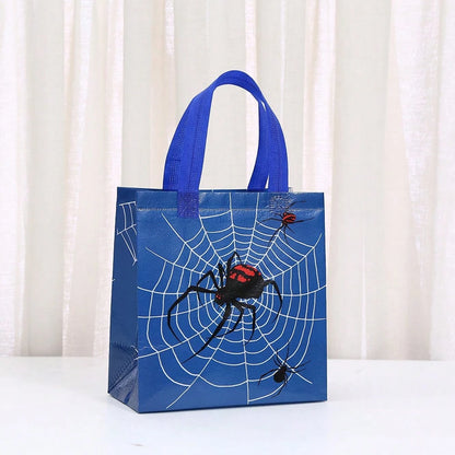 's New Spider-Printed Non-Woven Bag Foldable Shopping Bag Party Party Gift Packaging Bag