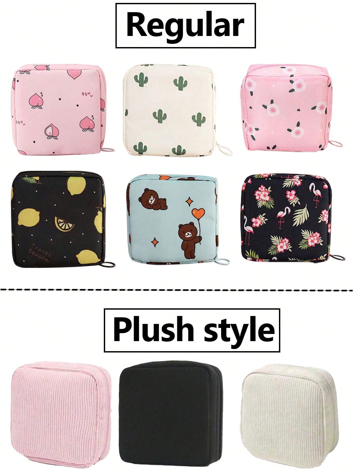 Sanitary Napkin Storage Bag, Portable Storage Bag, Portable Makeup Lipstick Bag, Makeup Lipstick Bag, Can Store Sanitary Napkins, Panty Liners, Tampons And More, Travel Essential