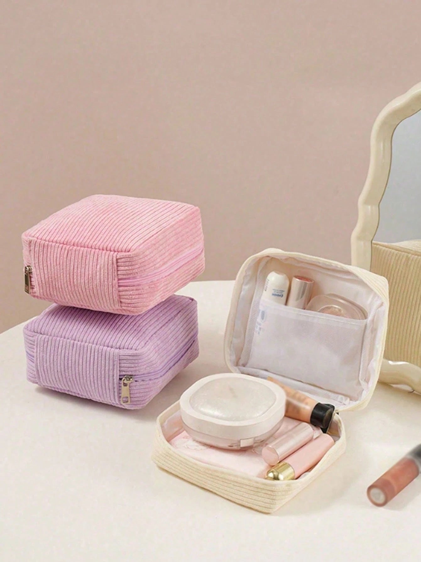 Sanitary Napkin Storage Bag, Portable Storage Bag, Portable Makeup Lipstick Bag, Makeup Lipstick Bag, Can Store Sanitary Napkins, Panty Liners, Tampons And More, Travel Essential