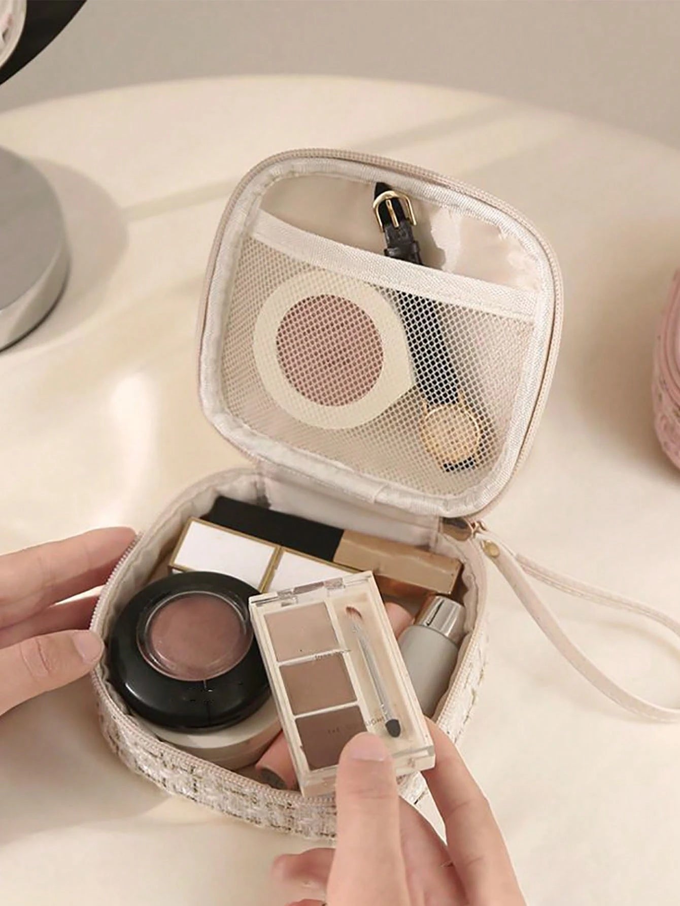 Sanitary Napkin Storage Bag, Portable Storage Bag, Portable Makeup Lipstick Bag, Makeup Lipstick Bag, Can Store Sanitary Napkins, Panty Liners, Tampons And More, Travel Essential