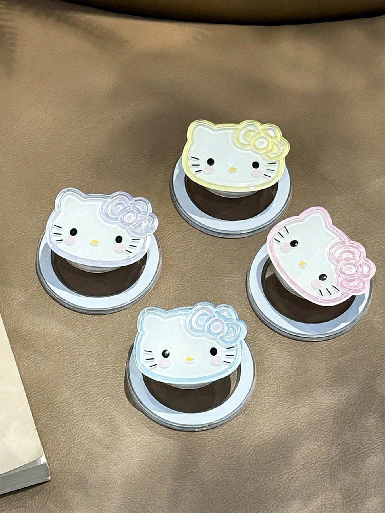 SANRIO Cartoon Kitty Cat Magnetic Phone Stand, Rotatable And Foldable, New Style, Compatible With Magnetic Phone Cases