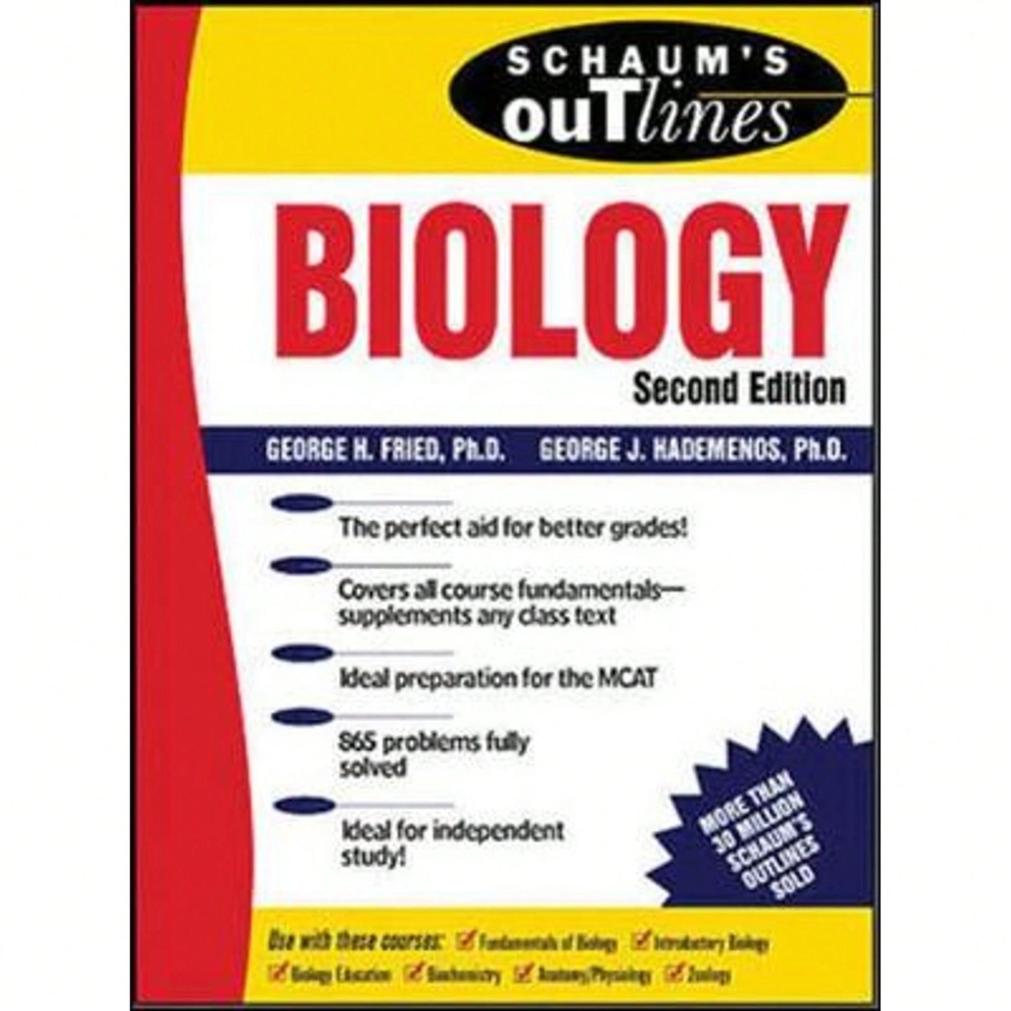 Schaum's Outline Of Biology (Paperback) By Schaums, George H Fried, Fried George