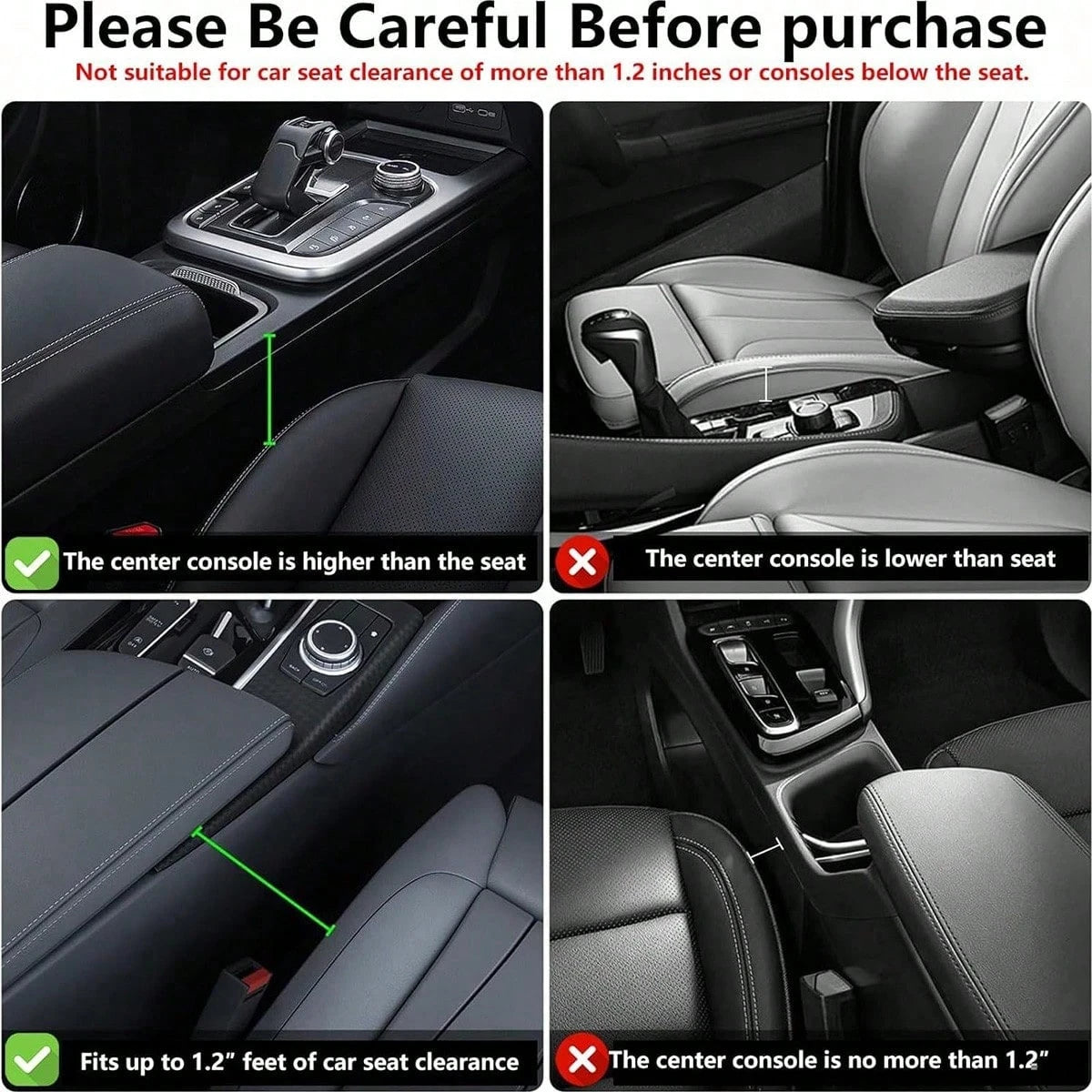Seat Gap Filler, Car Gap Filler Organizer, Car Gap Filler, Gap Filler Organizer, Car Gap Holder, Suitable Most Vehicles