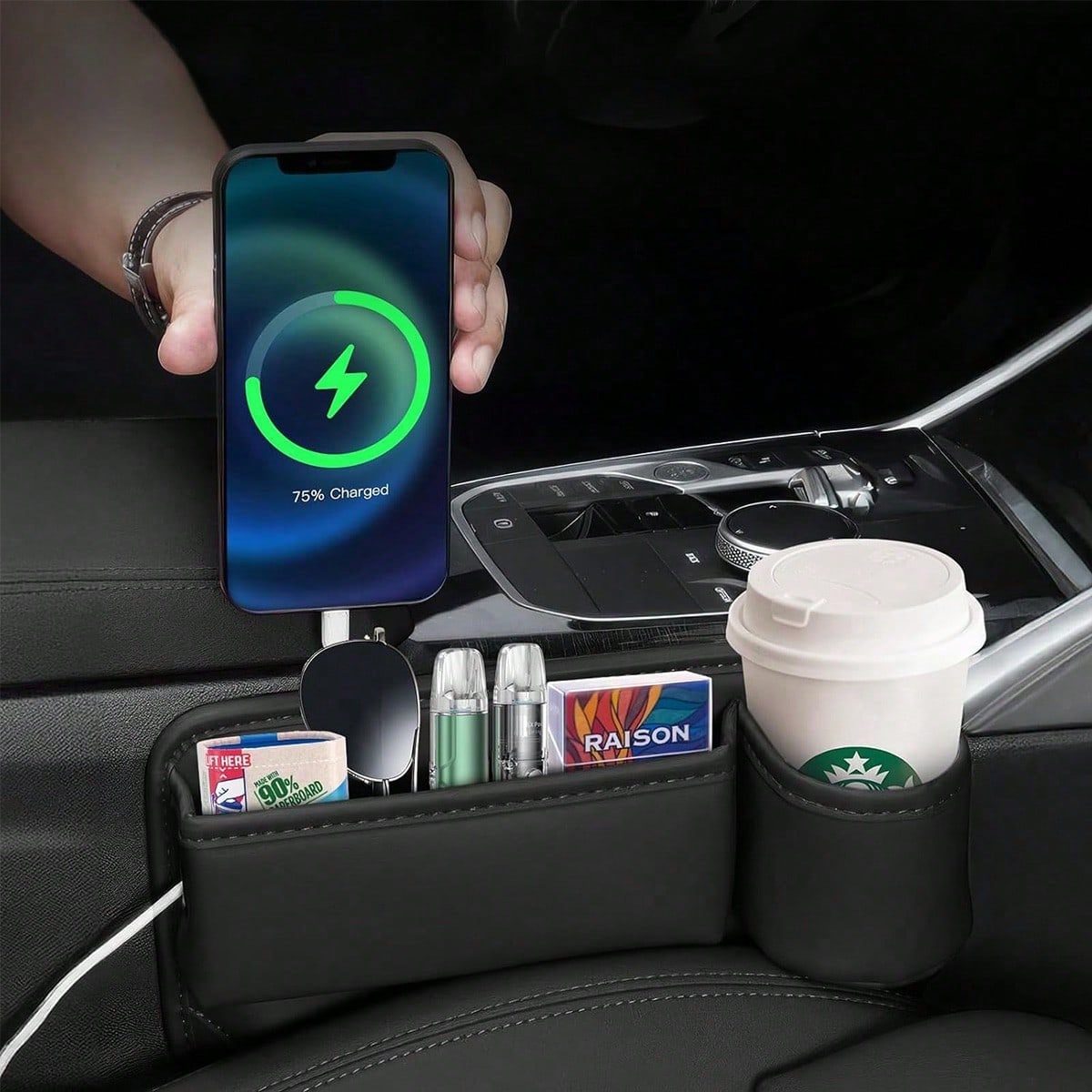 Seat Gap Filler, Car Gap Filler Organizer, Car Gap Filler, Gap Filler Organizer, Car Gap Holder, Suitable Most Vehicles