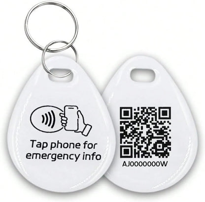 SELFIMPVE 1 Pcs Cat Dog Id Identity NFC Smart Name Silent QR Code Tags Personalized Custom For Pets Puppy Kitten Small Dog Collar Updatable Customizable Name Plate Contact Info Pet Profile