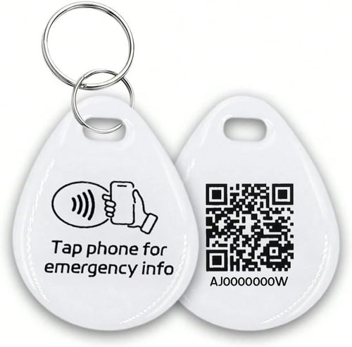 SELFIMPVE 1 Pcs Cat Dog Id Identity NFC Smart Name Silent QR Code Tags Personalized Custom For Pets Puppy Kitten Small Dog Collar Updatable Customizable Name Plate Contact Info Pet Profile
