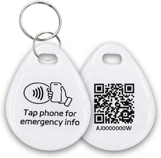 SELFIMPVE 1 Pcs Cat Dog Id Identity NFC Smart Name Silent QR Code Tags Personalized Custom For Pets Puppy Kitten Small Dog Collar Updatable Customizable Name Plate Contact Info Pet Profile