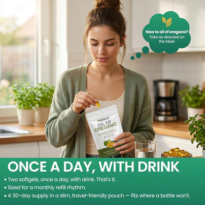 Selling Fast!Oil Of Oregano Softgels With Black Seed Oil- 60 Softgels| Non-GMO, Gluten-Free And Soy-Free