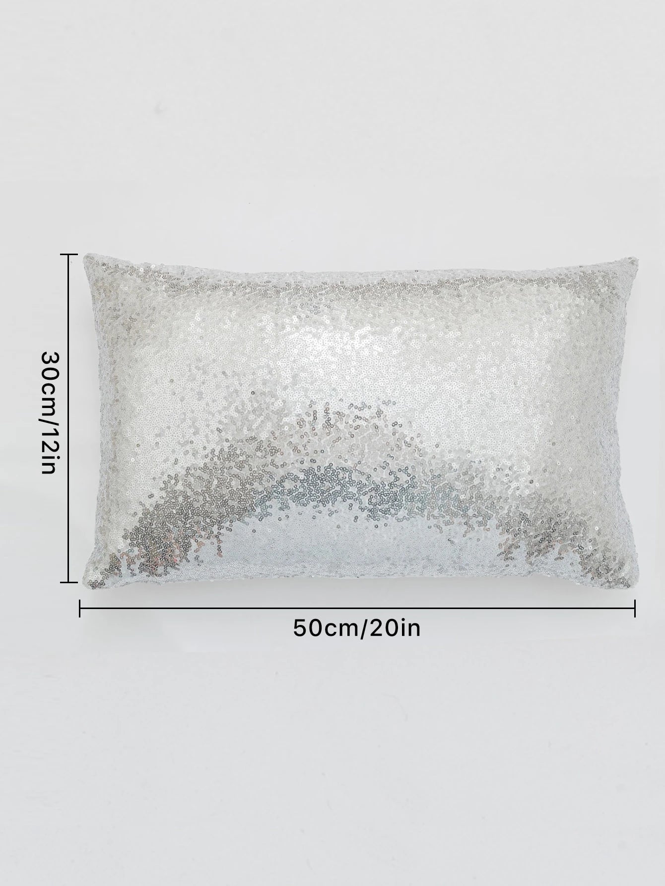 Sequin Craft Throw Pillow Cover Holiday Party Cushion Case