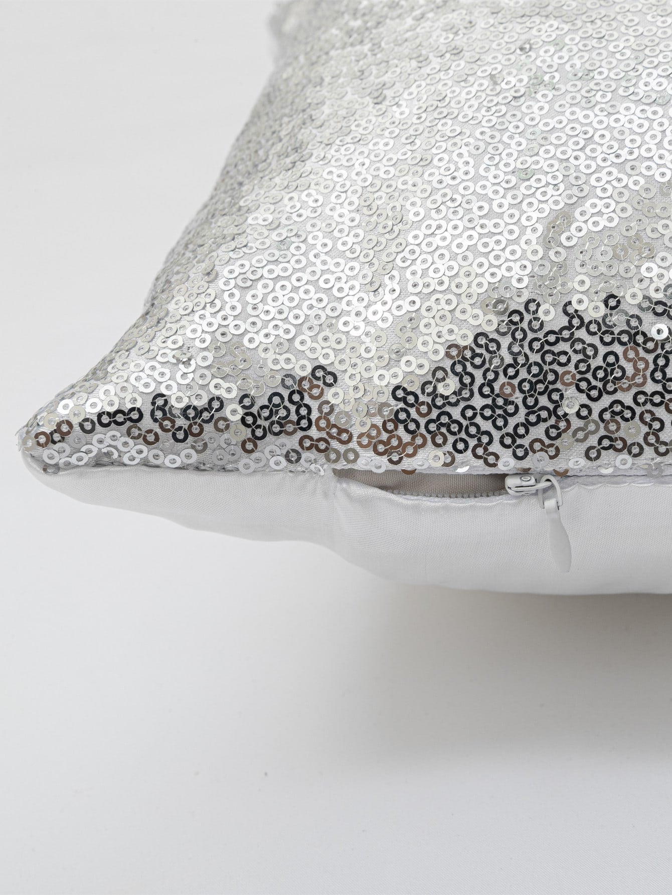 Sequin Craft Throw Pillow Cover Holiday Party Cushion Case