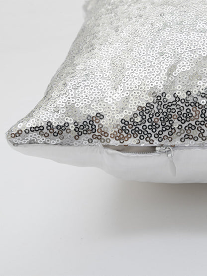 Sequin Craft Throw Pillow Cover Holiday Party Cushion Case