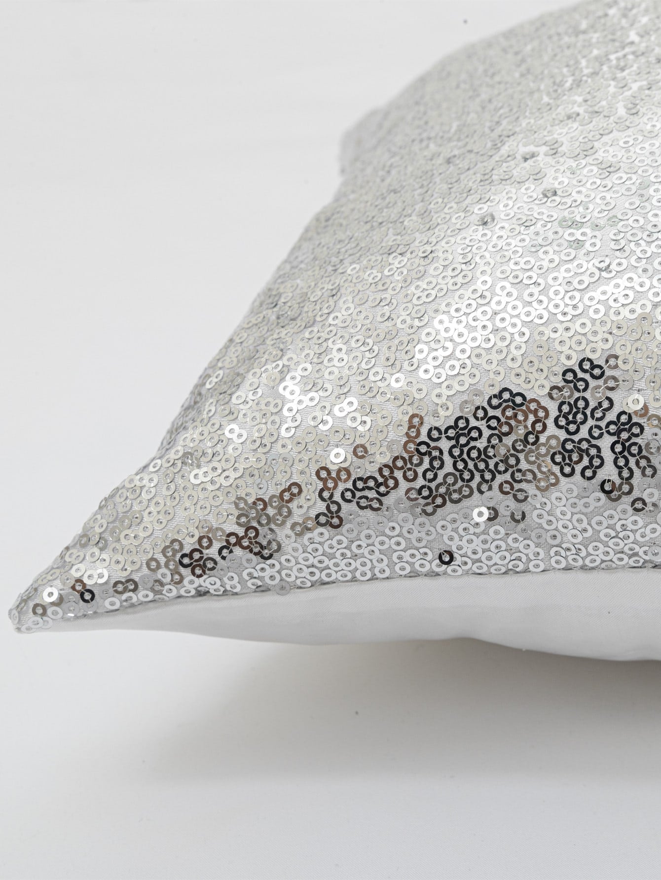 Sequin Craft Throw Pillow Cover Holiday Party Cushion Case