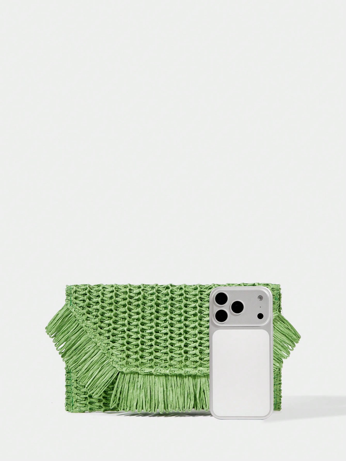 SHECARRY Woven Straw Clutch Bag For Teenagers, Fashionable Clutch Bags For Woman
