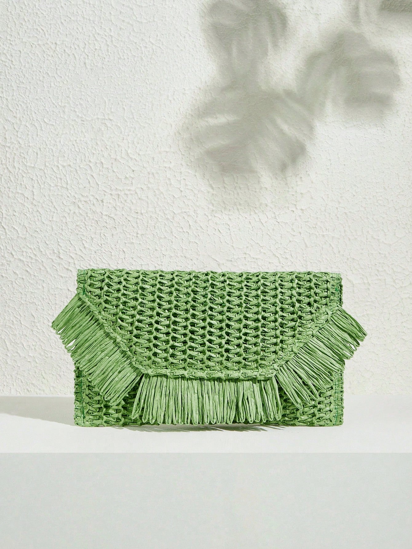 SHECARRY Woven Straw Clutch Bag For Teenagers, Fashionable Clutch Bags For Woman