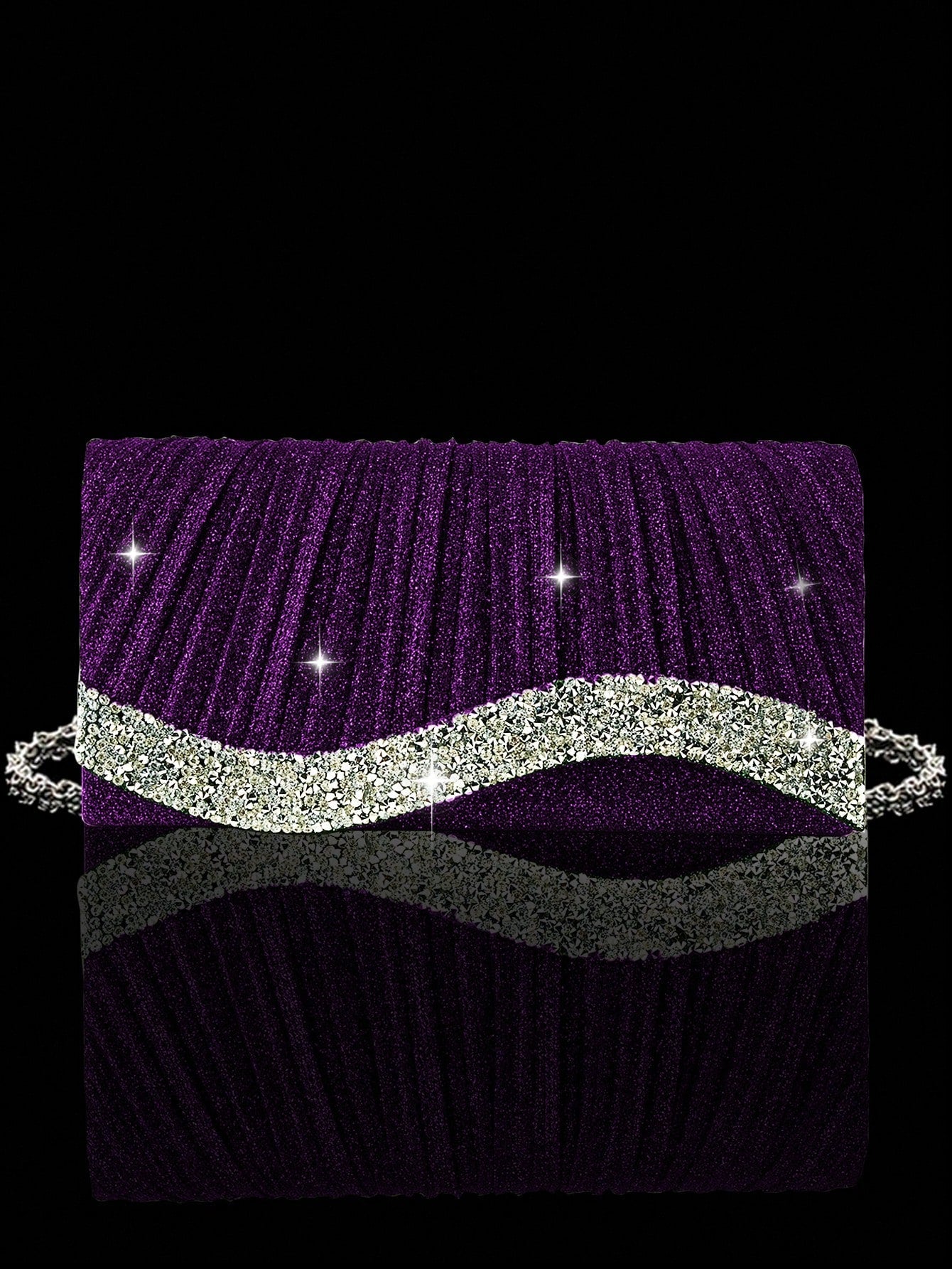 Shiny Women's Clutch Bag, New Rhinestone Evening Bag, Women's Party Bag, Luxury Envelope Bag, Bridal Wedding Bag, Paired With Shiny Rhinestone Jewelry Set, Rhinestone Necklace, Earrings, Bracelet, Sui