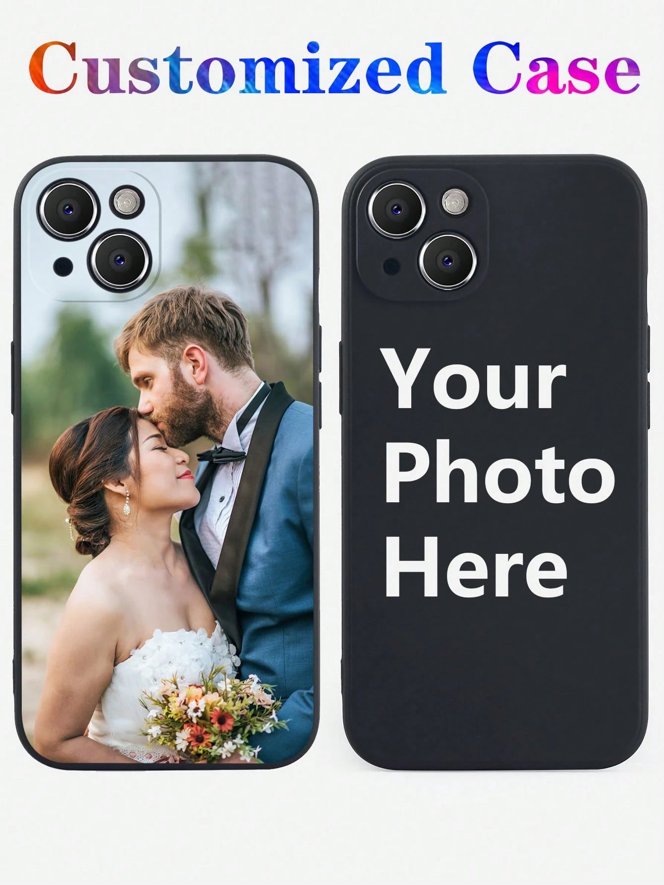 Shockproof DIY Customized Phone Case Matte Soft, Compatible With 7P, XR, 11, 12, 13, 14, 15, 16 Pro Max, S22, S23, S24, S25 Ultra, Family Gift Birthday Anniversary Easter Spring, Mom Gift, Graduation