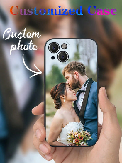 Shockproof DIY Customized Phone Case Matte Soft, Compatible With 7P, XR, 11, 12, 13, 14, 15, 16 Pro Max, S22, S23, S24, S25 Ultra, Family Gift Birthday Anniversary Easter Spring, Mom Gift, Graduation