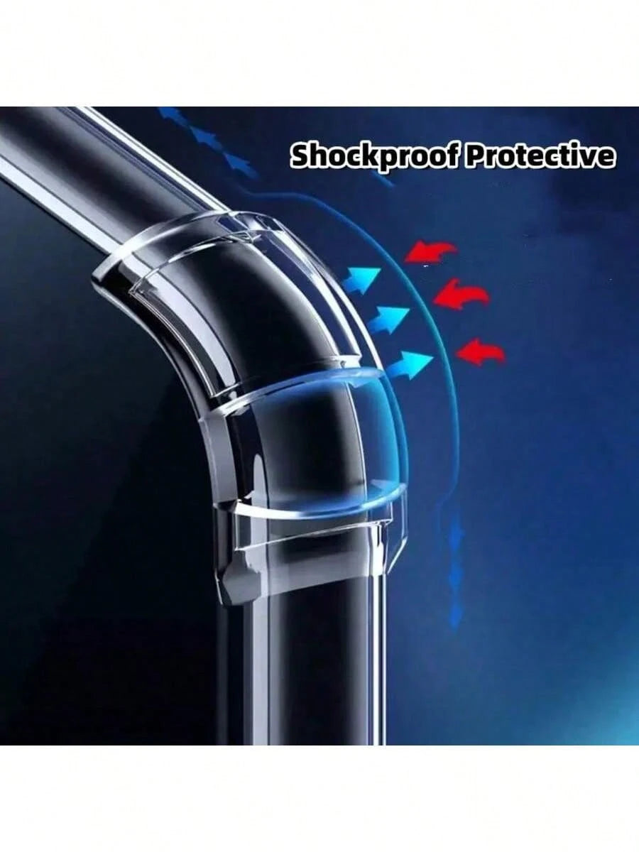 Shockproof Transparent Silicone Phone Case, Anti-Drop Air Cushion Shell For Series Phones, 1pc Transparent Airbag Phone Case, Suitable As Spring Gift, Birthday Party Favor; International Version, Non